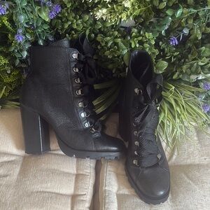 SCHUTZ Black Heeled Boots